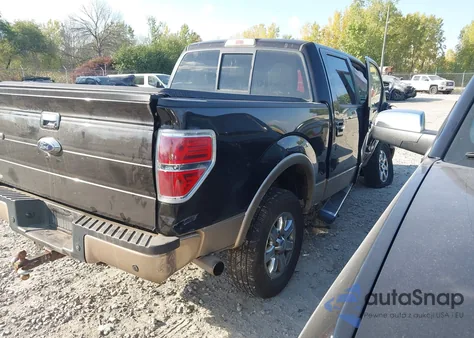 2013 Ford F-150 Lariat из США, поврежденный, VIN 1FTFW1ET5DKD37386